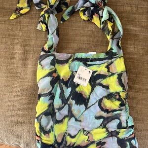 Multicolor Abstract Print Women's top